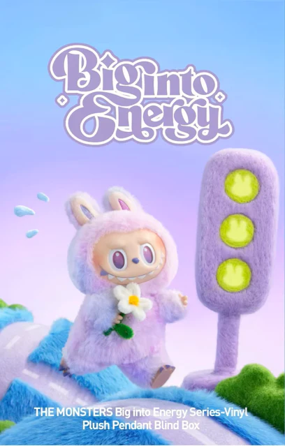 THE MONSTERS Big into Energy Series-Vinyl Plush Pendant Blind Box Labubu - Image 10